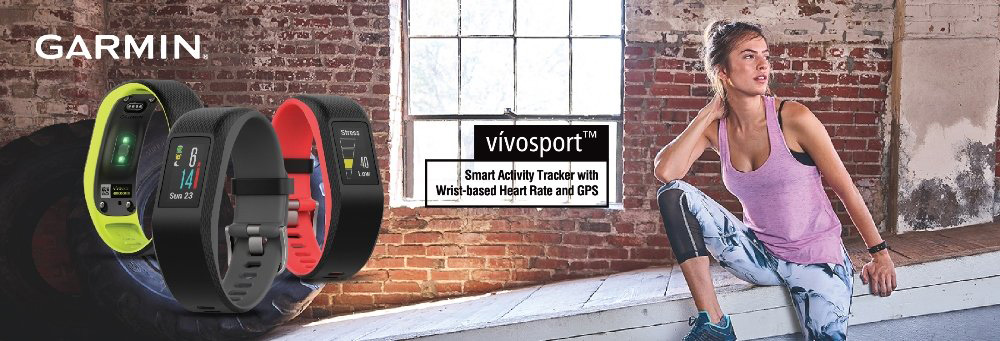 Fitness Tracker Tốt nhất 2017 với GPS cho Chạy bộ: Garmin Vivosport